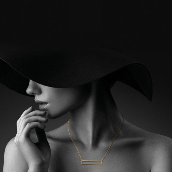 Audrey Huet Joaillerie 18 karat gold necklace sleek design for elegant women of character