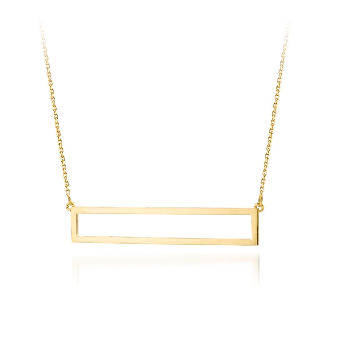 Audrey Huet Joaillerie 18K gold necklace. Sleek design for elegant women.