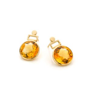 Boucles d’oreilles SOPHIE Citrine