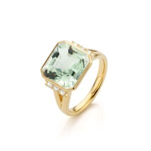 Bague N°5 Prasiolite