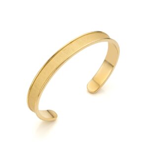 Bracelet Jonc Or brossé